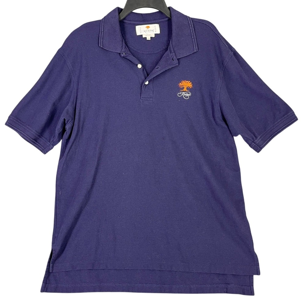 IZOD Mens L‎ Golf Polo Kiawah Island Club Resortcore Coastal Vintage 90s Prep